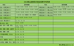 到黄山班车时刻表查询（到黄山班车时刻表查询最新）