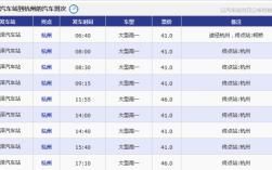 天津至杭州班车时刻表（天津到杭州车票查询）