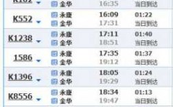 永康--柯桥班车时刻表（柯桥到永康火车票价价格）