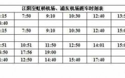 关于江山到上海班车时刻表的信息