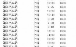 靖江汽车站班车时刻表（靖江汽车站订票电话）
