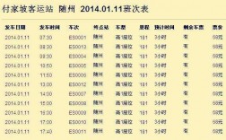 随州至襄阳班车时刻表（随州到襄阳客车时刻表）