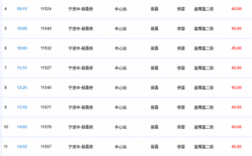 宁波至天台班车时刻表查询（宁波到天台汽车票时刻表）