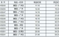 广州衡阳班车时刻表（广州到衡阳大巴车怎么坐车）