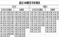 5路班车时刻表查询（5路车运营时间）