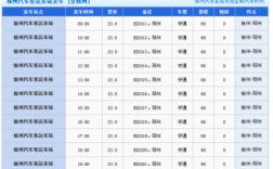 邳州到徐州班车时刻表（邳州到徐州汽车站时刻表）