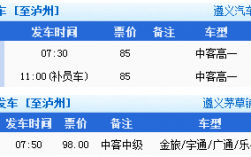 泸州到宜宾班车时刻表查询（泸州到宜宾客车时刻表）