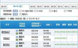 嘉峪关敦煌班车时刻表（嘉峪关到敦煌7535）