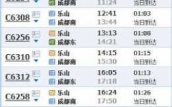 乐山到成都班车时刻表查询（乐山到成都班车时刻表查询结果）
