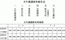 徐水分公司班车时刻表（徐水公交车时间表）