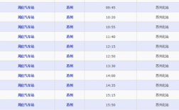 苏州开桃源的班车时刻表（苏州桃源汽车站）