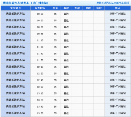 韶关客运站班车时刻表（韶关客运站班车时刻表查询）-图2