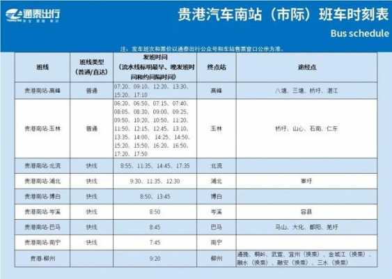 贵港至小榄班车时刻表（贵港到小榄高铁票）-图3