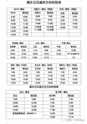 微水平山班车时刻表（微水车站时刻表）-图3