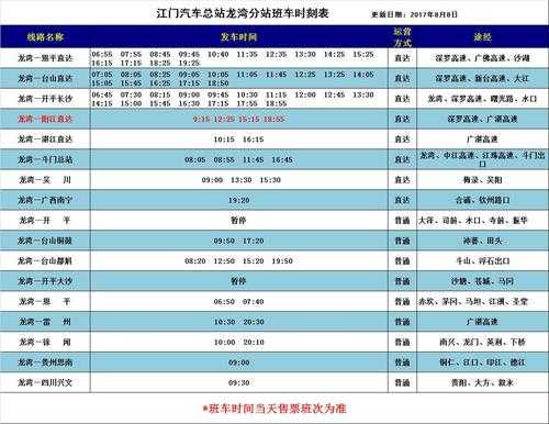 阳江到窖口班车时刻表的简单介绍-图2