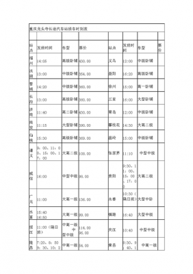 宣汉汽车站班车时刻表（宣汉长途汽车站电话是多少）-图3