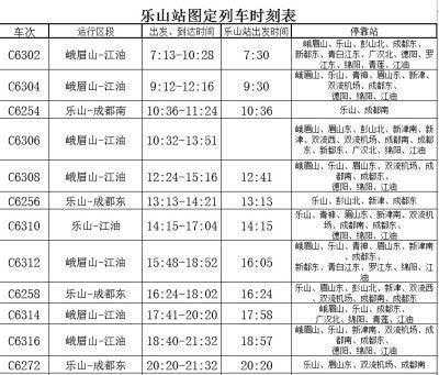 峨眉到重庆班车时刻表（峨眉到重庆的高铁时刻表）-图1