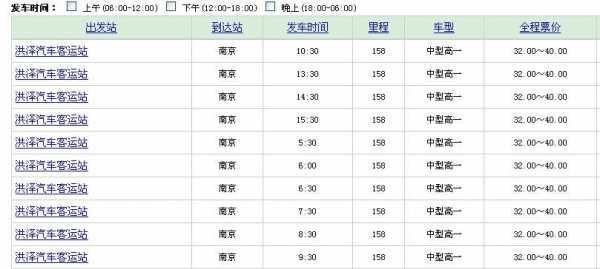 二案到南京南班车时刻表（二案到南京南站）-图3