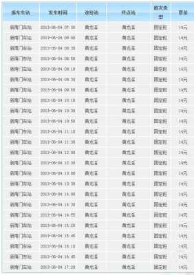 同安到宜丰班车时刻表（同安到安溪的班车最早几点发车）-图3