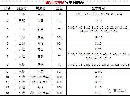 仁化县乡镇班车时刻表（永丰县乡镇班车时刻表）-图3