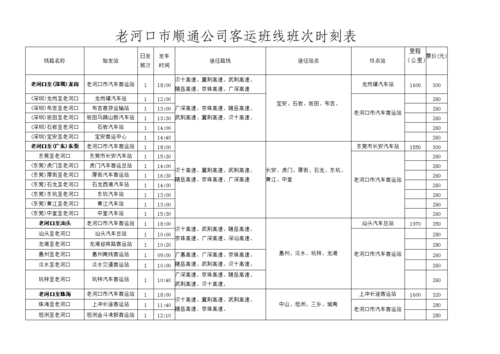 老河口班车时刻表（老河口客运站时刻表）-图1