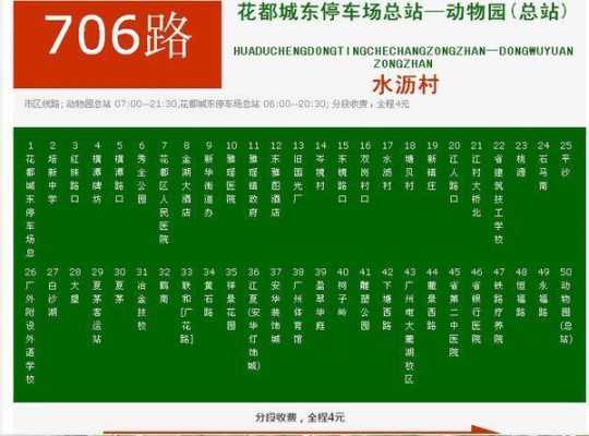 广州706班车时刻表（广州706班车时刻表查询）-图2