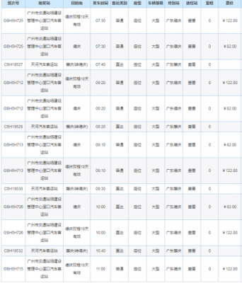 肇庆至惠州汽车班车时刻表（肇庆到惠州汽车站时刻表）-图1