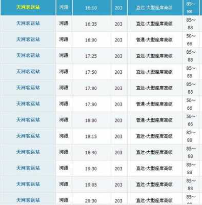 天河到河源班车时刻表（天河到河源班车时刻表最新）-图2