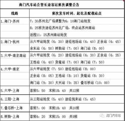 南京到海门班车时刻表（南京到海门班车时刻表最新）-图2