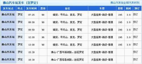 广州罗定班车时刻表查询（广东罗定汽车站时刻表）-图2