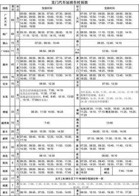 深圳到龙门班车时刻表查询（深圳到龙门多少公里）-图1