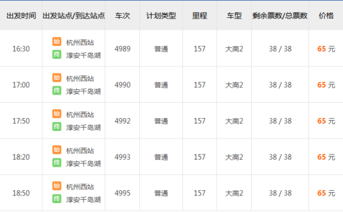 淳安到杭州班车时刻表（淳安县到杭州）-图1