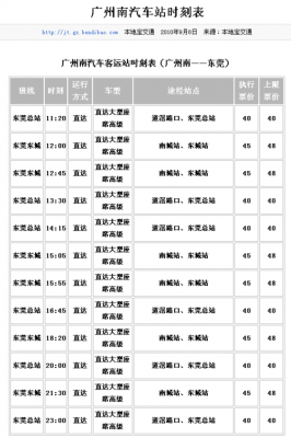 广东客运站班车时刻表（广东客运站班车时刻表查询）-图2