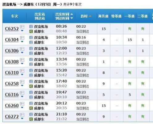 东站到双流班车时刻表查询（东站到双流班车时刻表查询结果）-图3