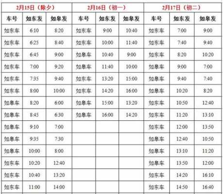 西来到如皋班车时刻表查询（西来到如皋的车时间表）-图1