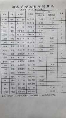 加格达奇班车时刻表（加格达奇客车时刻表查询）-图3