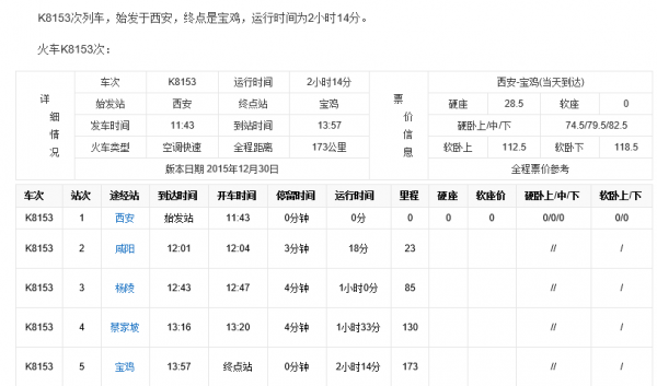 西安至宝鸡班车时刻表（西安到宝鸡车票查询）-图1