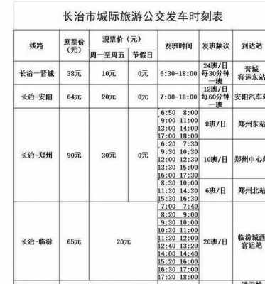 安阳至长治班车时刻表查询（安阳到长治大巴多长时间）-图3