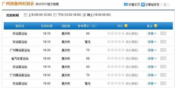 广州到惠州的班车时刻表（广州到惠州的班车时刻表最新）-图3