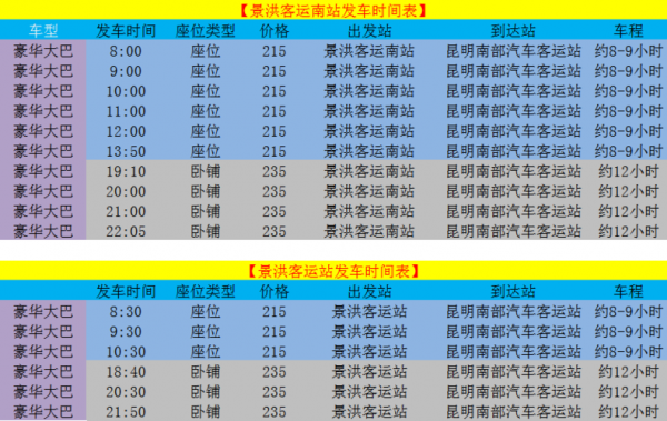 无锡到昆明的班车时刻表（无锡到昆明的班车时刻表最新）-图3