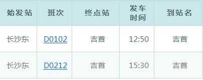 长沙西到吉首的班车时刻表（长沙西到吉首的班车时刻表查询）-图2