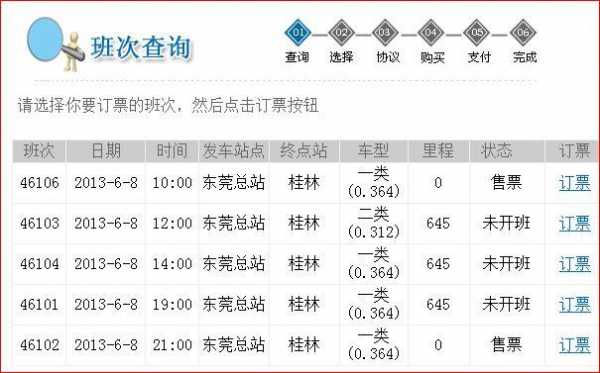 桂林东莞班车时刻表查询（桂林到东莞汽车票）-图1