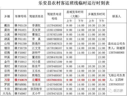 广德农班车夏季时刻表（广德农班车时间表）-图1