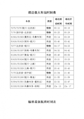 靖边县班车时刻表（靖边县客运站客车时刻表）-图2