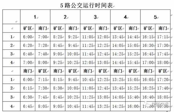 公交首末班车时刻表（公交车首末班车查询）-图3