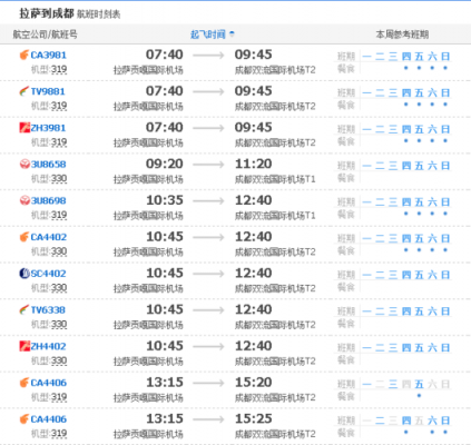 敦煌到拉萨班车时刻表（敦煌到拉萨飞机票价是多少）-图1