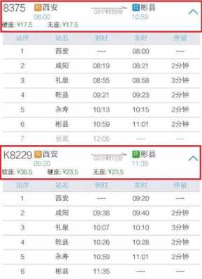西安到彬县班车时刻表（西安到彬县的汽车票价是多少钱）-图2