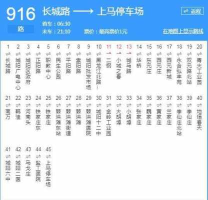 915班车时刻表（915路时刻表）-图3