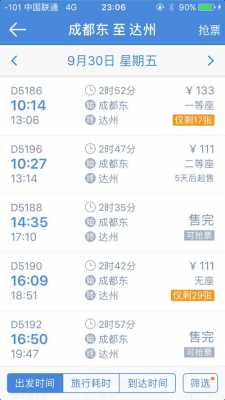 荣县都成都班车时刻表（荣县至成都东站汽车票价）-图3