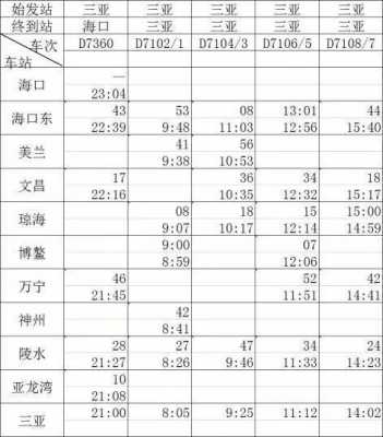 临高到三亚班车时刻表（临高县到三亚有高铁吗）-图3